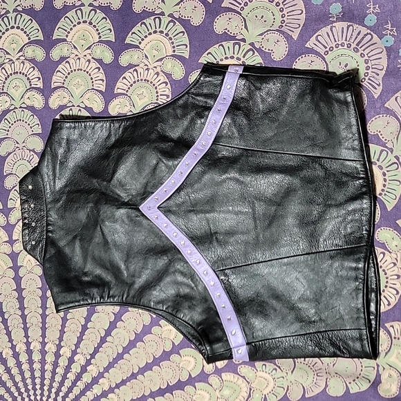 Girls Leather Vest - Picture 2 of 9